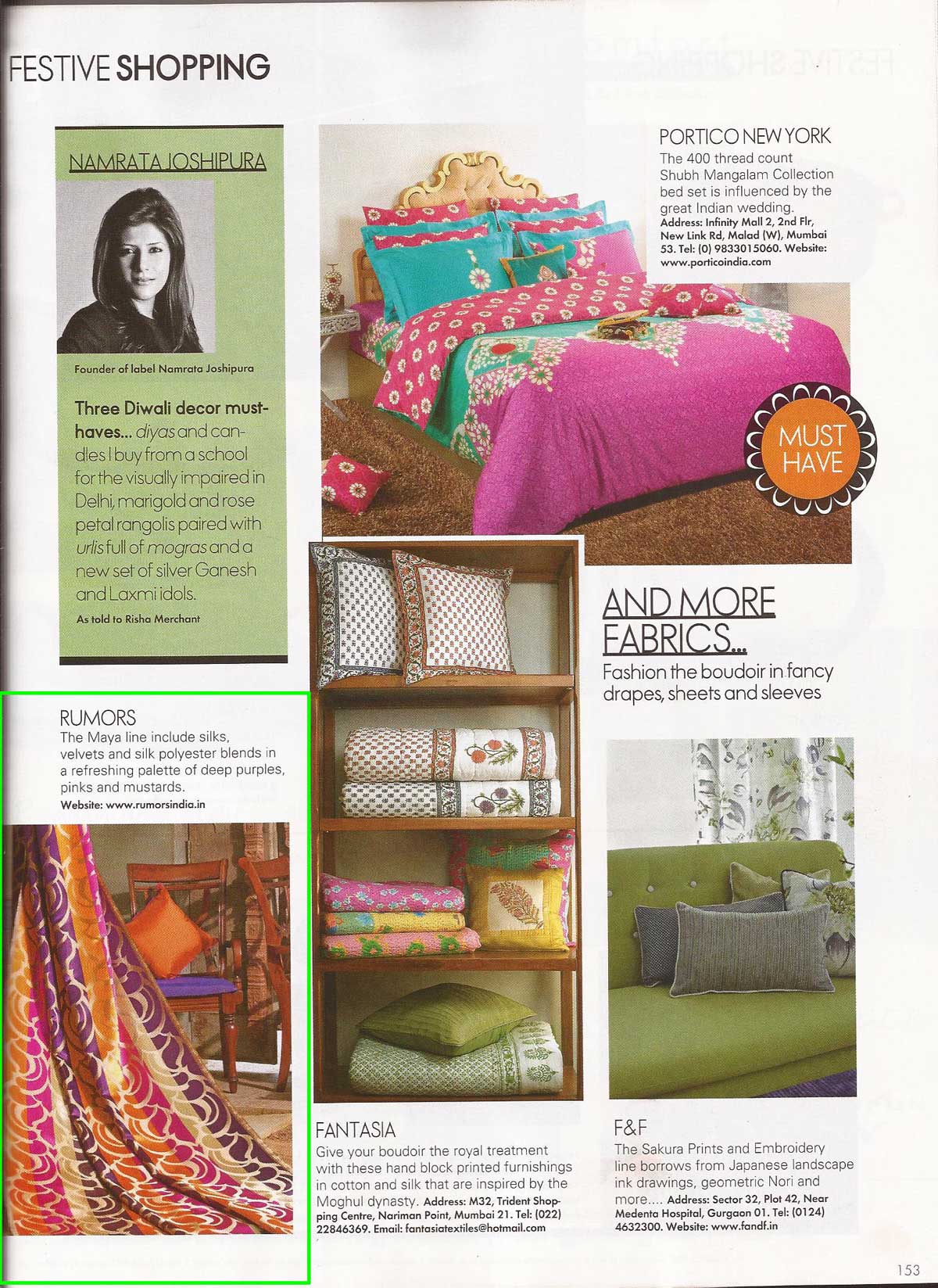Rumors press Elle Decor