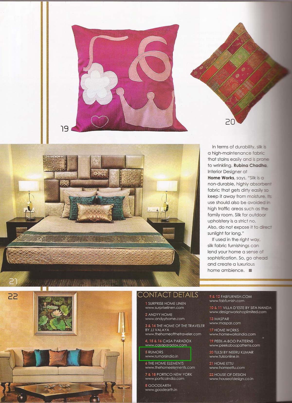 Rumors press Society Interiors
