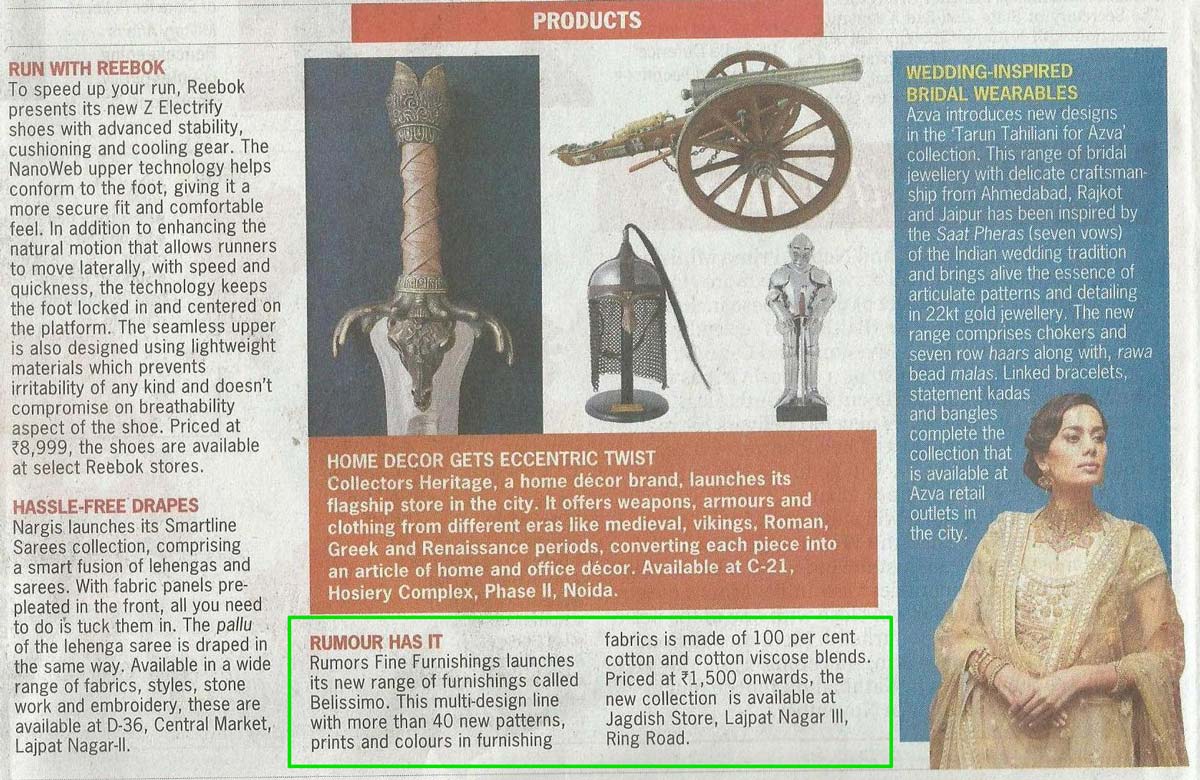 Rumors press The Sunday Standard